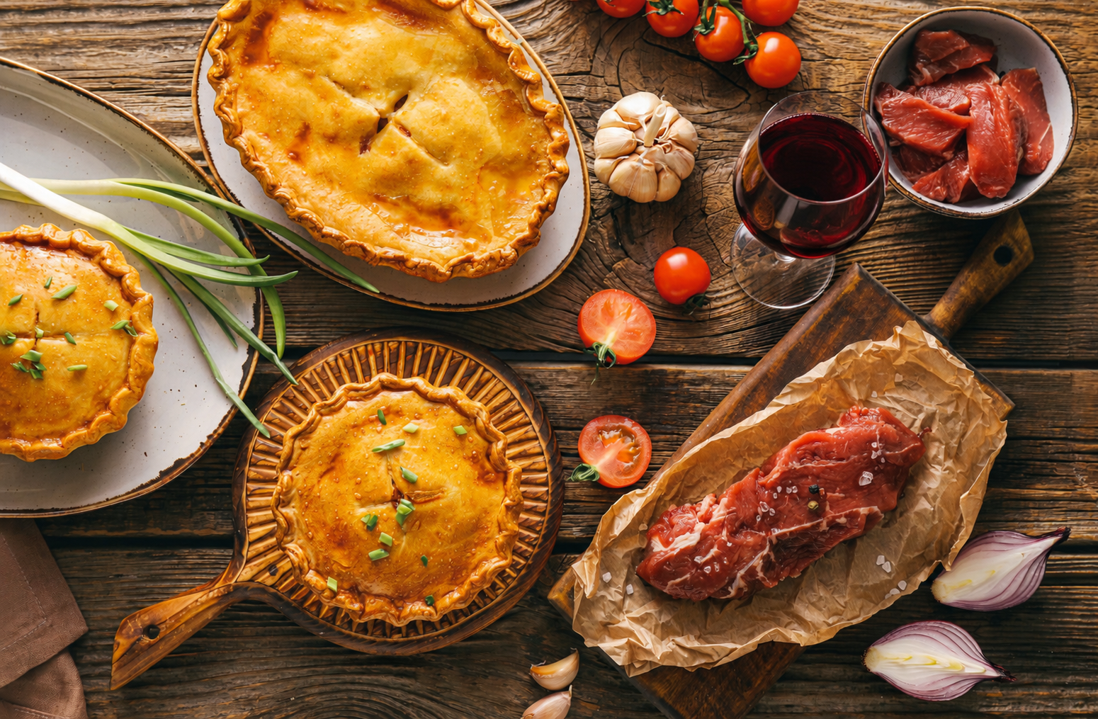 Pie and wine on a Thurs-yay!